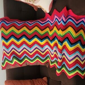 Vintage Crochet Throw